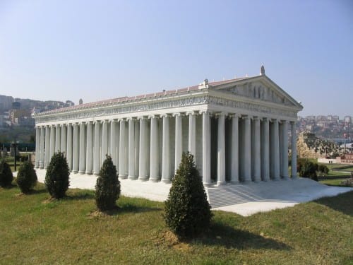 The temple of Artemis is one of the 7 wonders