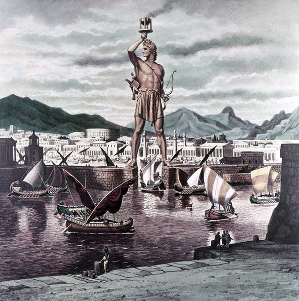 The Colossus of Rhodes is one of the 7 wonders
