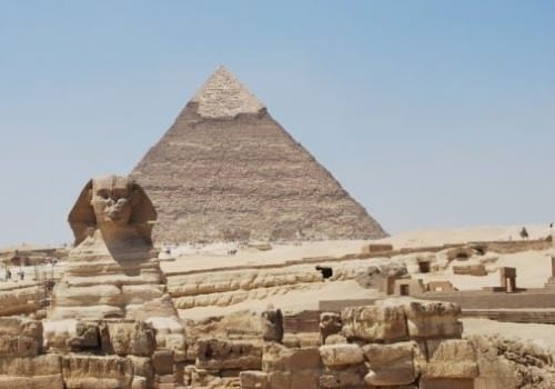 The pyramid of Giza is one of the 7 wonders