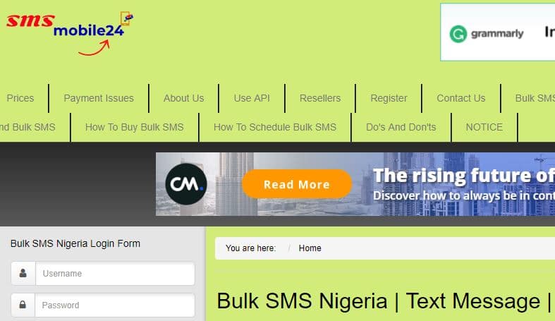 Bulk SMS services 