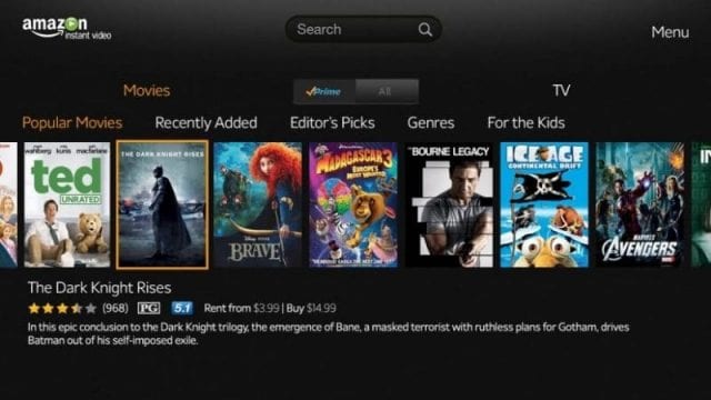 Hulu Netflix Amazon Prime